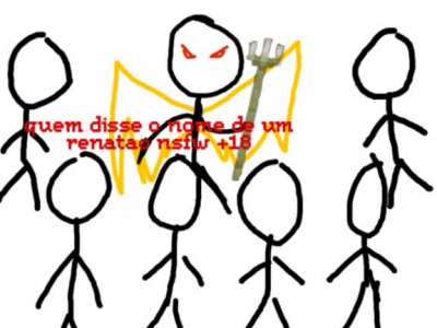 Como eu fui banido (desculpas aos adms) sei que n&atilde;o vai pra frente mas pelo menos &eacute; original