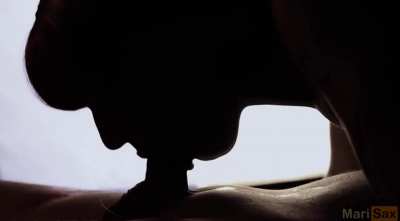 [/r/SoGoodtoBeBad] Gorgeous silhouetted sucking