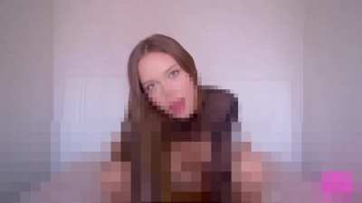 Her eyes are in the middle - can you finish the clip without breaking eye contact?