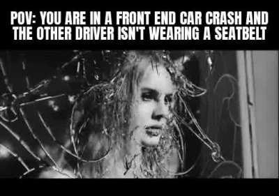 Seatbelts are so not cool