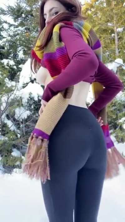 Wanna see what's under my clothes on a hike?