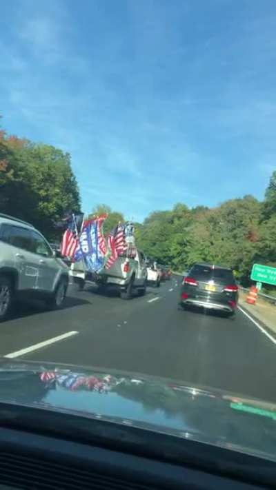 When one flag isn&rsquo;t enough, so you block the view of all your mirrors with 15