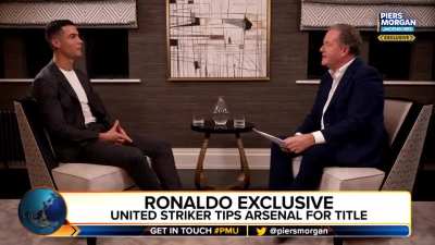 Ronaldo discussing who he wants to win the title