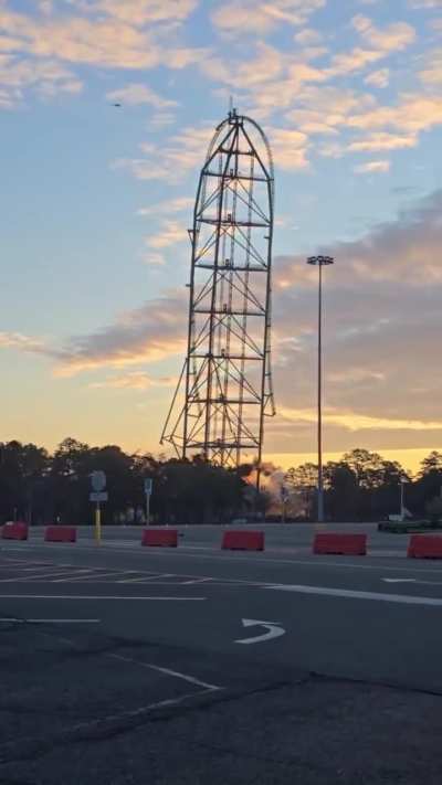 Best video of the [Kingda Ka] Implosion, taken from the parking lot