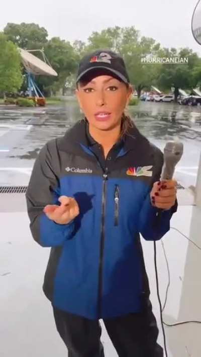 NBC&rsquo;s Kyla Galer confirms condom is good enough to protect microphone during hurricane Ian coverage but still not good enough to protect a woman&rsquo;s &ldquo;right to choose&rdquo;. 🤡