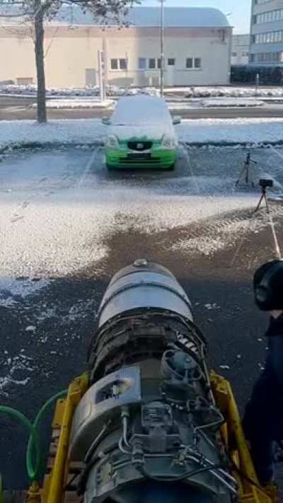 Who needs de-icer anyway?