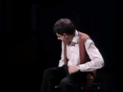 Mr. Bean live invisible drum, 1991.