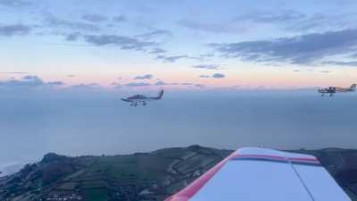 Flying in a formation