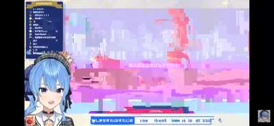 Suisei's blind reaction to MopeMope