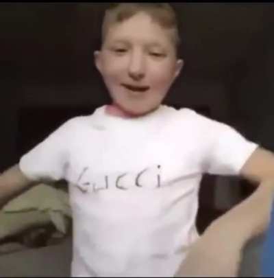 racist kid.