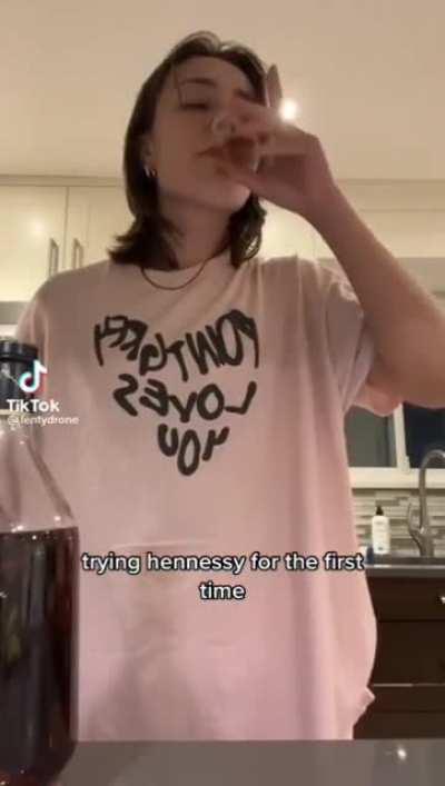 To drink Hennessy
