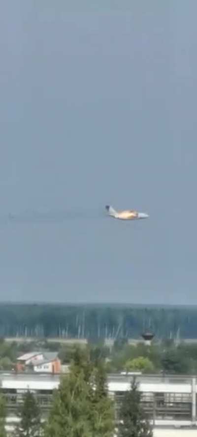 Russian military prototype airplane crashed near Moscow on 17 August 2021