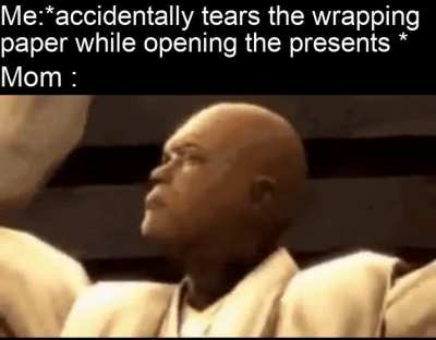 We need to use that wrapping paper next year !!