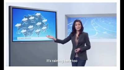 It's raining guys!