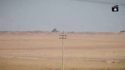 ISIS Slo-mo capture of ATGM being fired +3 other ATGM hits Mosul,Iraq