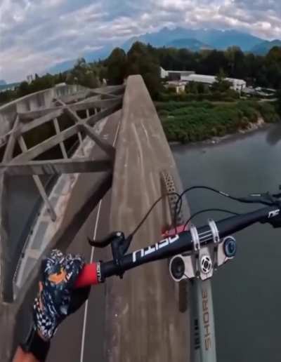 Biking on the edge