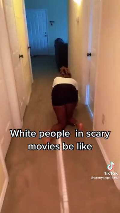 White People in Scary Movies