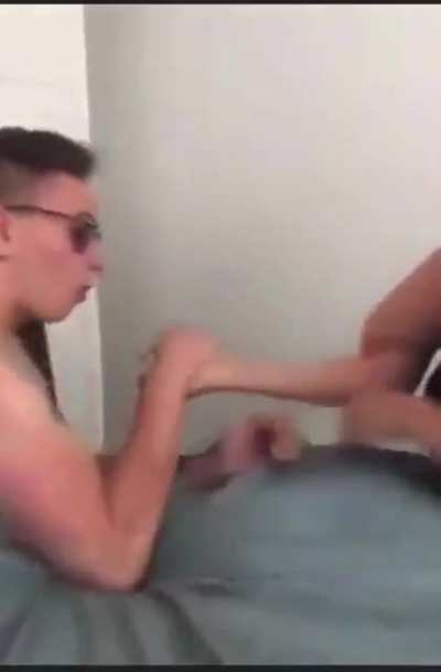 I've seen a few arm wrestling snaps like this so far... I'd rather not partake.