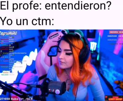 Noooo capri que haces