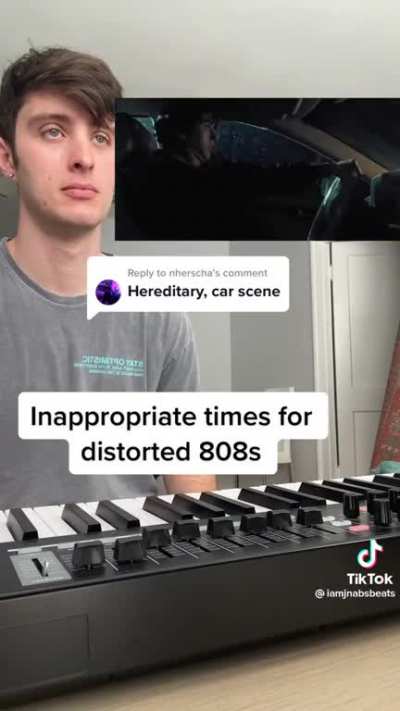 the beat dropped harder than her head