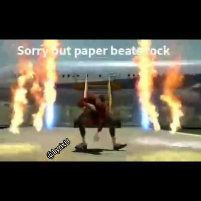 Paper&amp;gt;rock