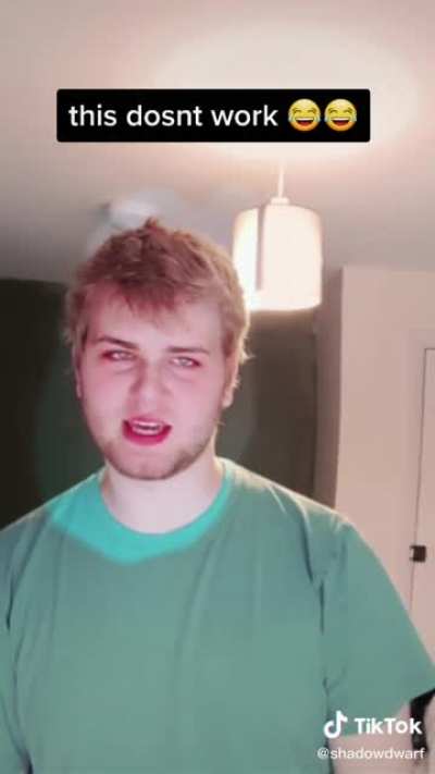 He tried
