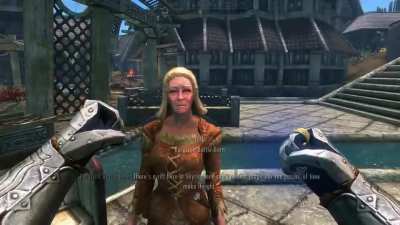 I was tryna listen Bergritte (The future of Skyrim, the future of Tamriel! *BANG*)