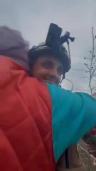 Ukrainian soldiers ambushed by special military hugging operation in Kherson, Ukraine. These people have been living under Russian occupation since early March
