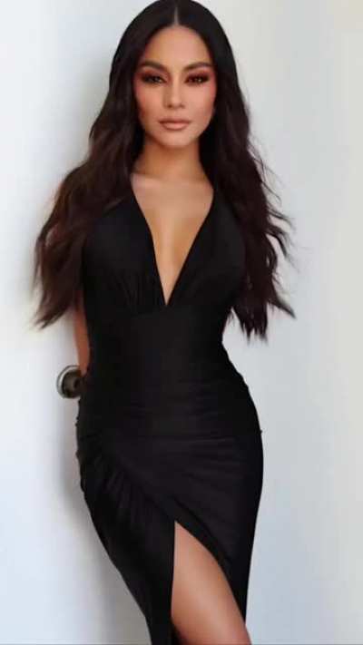 dressed in black