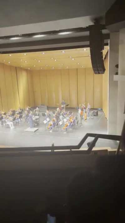 Just got Rick Rolled by my girlfriend&rsquo;s orchestra concert
