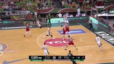 [Highlight] Point Domantas Sabonis Making it Happen in FIBA Action
