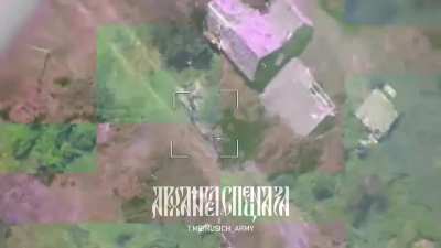 Ukrainian T-72 AMT withstood a hit from the Lancet drone on its frontal armor. (the fire that appeared before the video ended was external). Published on August 3, 2024.