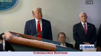Watch the President red pill the reporters on covid response (circa April 2020 colorized)