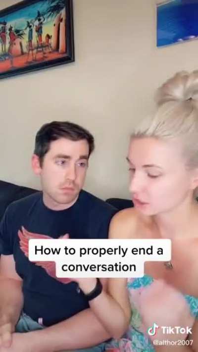 Successful way to say &rdquo;Karen PLEASE shut up&rdquo;
