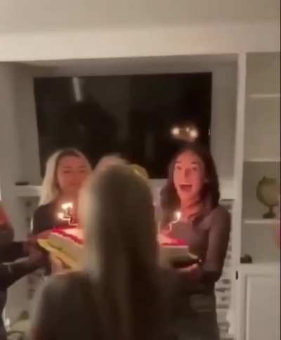 Rip somebody's 23rd birthday cake