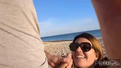 Blowjob beach
