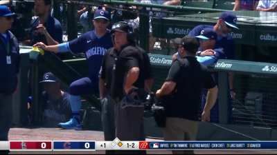 [Highlight] [CHC-STL] Paul Goldschmidt called out due to fan interference