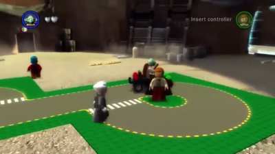 Lego Yoda conduce su Honda Civic por 15 segundos