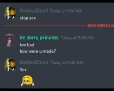 Stop sex
