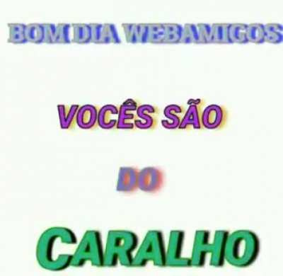 Bom dia 😎