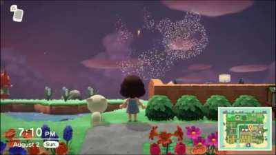 marshal was so excited to see himself as a firework 🥺💕