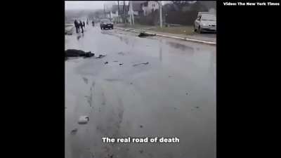 Zelenskyy shared video about Bucha, which was liberated exactly 1 year ago.