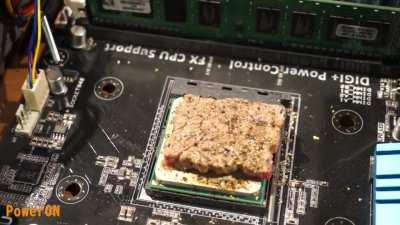 Cooking Wagyu Steak on AMD CPU (by たれみみChannel)