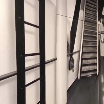 Space station mural
