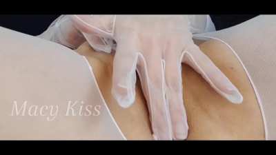 Nylon gloves..