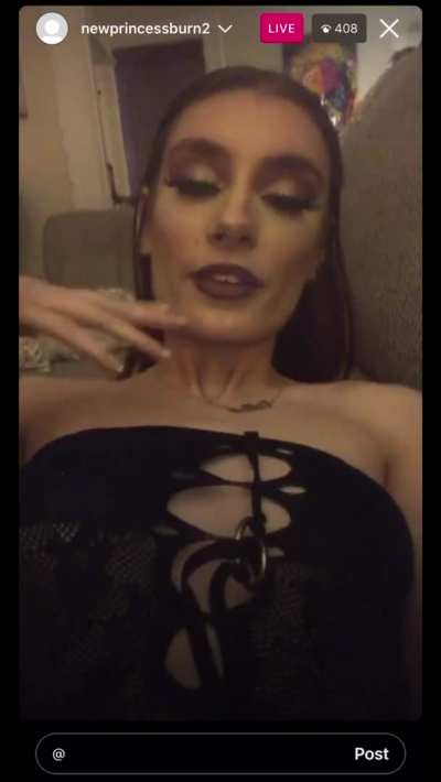 @newprincessburn2 IG Live Clip (1)