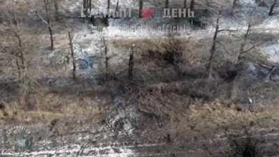 VT-40 kamikaze drones target Ukrainian infantry, January 30th 2024