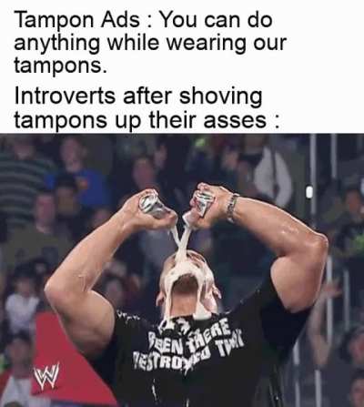 Tampons makes you cool.