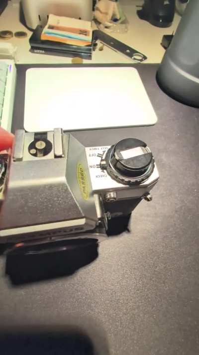 Olympus OM-10 Mirror won't fully cycle