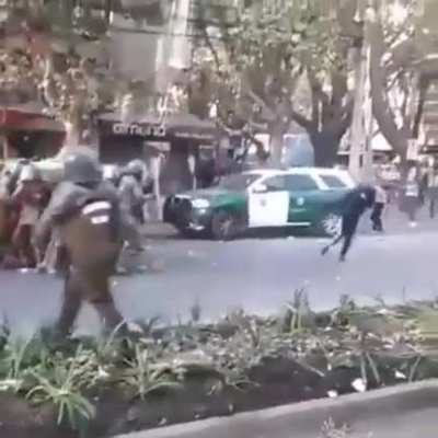 Conflicts today in Viña del Mar, Chile